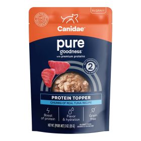 CANIDAE PURE Goodness Protein Topper for Dogs Tuna Chunks in Gravy,