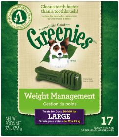 Greenies Weight Management Dog Dental Treats Large,
