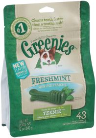 Greenies Dog Dental Treats Teenie, Fresh,