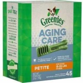 Greenies Aging Care Dog Dental Treats Petite