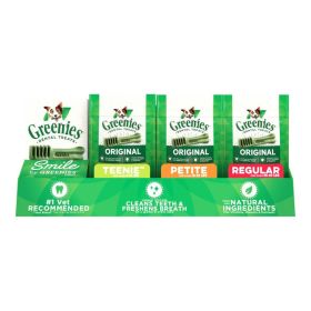Greenies Original Dog Dental Treats Shelf Display