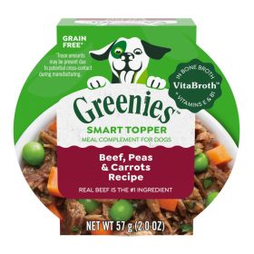 Greenies Smart Topper GrainFree Meal Compliment for Dogs Beef, Peas  Carrots,