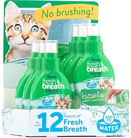 TropiClean Fresh Breath Drops for Dogs Display