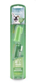 TropiClean Fresh Breath Finger Brushes for Dogs