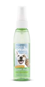 TropiClean Fresh Breath Peanut Butter Oral Care Spray for Dogs