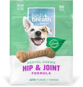TropiClean Fresh Breath Hip & Joint Dental Chews for Dogs