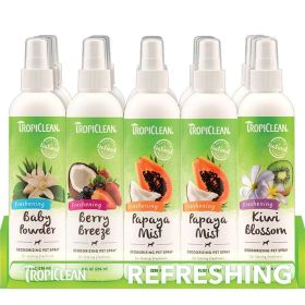 TropiClean Deodorizing Pet Spray Display for Dogs