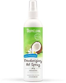 TropiClean Lime & Coconut Deodorizing Pet Spray for Dogs