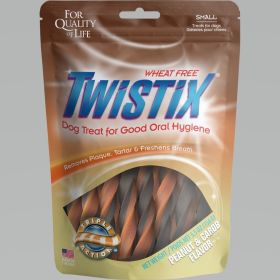 Twistix Wheat Free Dental Dog Treats Peanut & Carob
