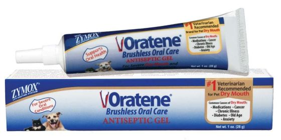 Zymox Brushless Enzymatic Oral Care Therapy Dental Gel for Dogs 2.5 oz  (3pack)