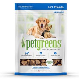 Pet Greens Li'l Treats Soft Mini Dog Treats Salmon
