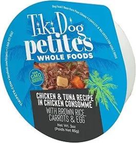 Tiki Pet Dog Luau Chicken Tuna Consomme 3oz. (Case of 4)