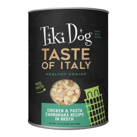 Tiki Pet Dog Gourment Italian Chicken 12oz. (Case of 8)