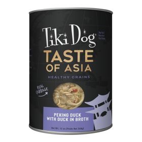 Tiki Pet Dog Gourmet Asian Duck 12oz. (Case of 8)