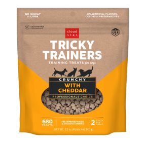 Cloud Star Crunchy Tricky Trainers Cheddar Flavor Dog Treats