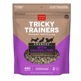 Cloud Star Crunchy Tricky Trainers Liver Flavor Dog Treats