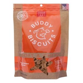 Cloud Star Original Soft and Chewy Buddy Biscuits With Peanut Butter Dog Treats