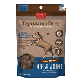 Cloud Star Dynamo Dog Hip and Joint Soft Chews Bacon and Cheese Formula Dog Treats