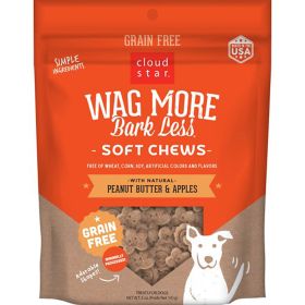 Cloudstar Wagmore Dog Grain Free Soft And Chewy Peanut Butter