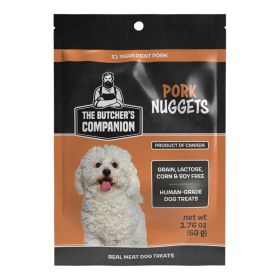Butcher's Companion Dog Pork Nuggets 1.76oz.