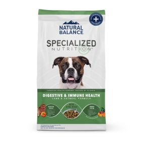 Natural Balance Pet Foods Specialized Digestive  Immune Dry Dog Food Lamb  Oatmeal,