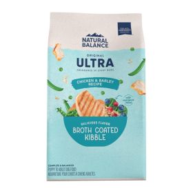 Natural Balance Pet Foods Original Ultra Broth Coated Dry Dog Food Chicken & Barley