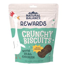 Natural Balance Pet Foods Rewards Crunchy Biscuits Dog Treats Chicken