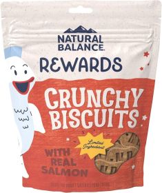 Natural Balance Pet Foods Rewards Crunchy Biscuits Dog Treats Salmon