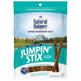 Natural Balance Pet Foods Rewards Jumpin' Stix Soft & Meaty Dog Treats Standard Chicken