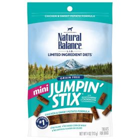 Natural Balance Pet Foods Rewards Jumpin' Stix Soft & Meaty Dog Treats Mini Chicken