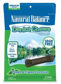 Natural Balance Pet Foods L.I.D Grain Free Dental Chews Fresh & Clean
