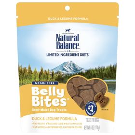 Natural Balance Pet Foods Belly Bites Dog Treats Duck & Legume