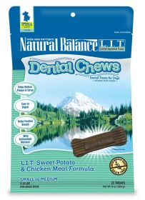 Natural Balance Pet Foods L.I.D Grain Free Dental Chews Sweet Potato & Chicken