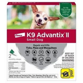K9 Advantix Ii Dog Small Green 2