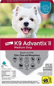K9 Advantix Ii Dog Medium Teal 6