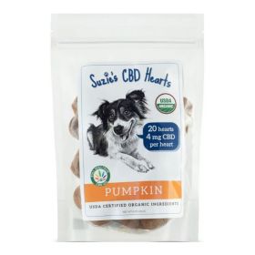 Suzie's CBD Hearts For Dogs Pumpkin 8oz.