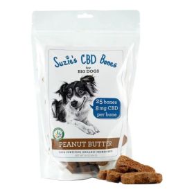 Suzie's CBD Bones For Big Dogs Peanut Butter 16oz.