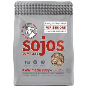 Sojos Complete Turkey And Salmon Recipe Senior Grain Free Freeze Dried Dehydrated Dog Food