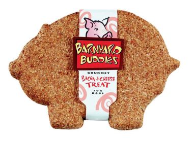 Natures Animals Barnyard Buddies Pig Shaped Dog Biscuit Display Bacon & Cheese