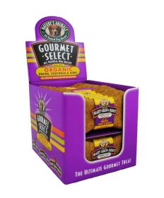 Natures Animals Gourmet Select Organic Dog Treat Display Hearty Grain & Honey