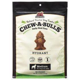 Redbarn Dog Chew A Bull Hydrant Medium 12 Count