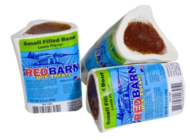 Redbarn Pet Products Filled Bone Dog Treat Lamb