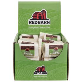 Redbarn Pet Products Filled Bone Dog Treat Original Hickory BBQ SM (Case of 20)