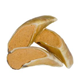 Redbarn Pet Products Filled Hooves Dog Treat Peanut Butter