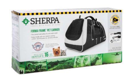 Sherpa's Pet Trading Company Forma Frame Airline Approved Pet Carrier Black