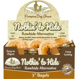 Fieldcrest Farms Nothin' to Hide Bagels Dog Treat Beef