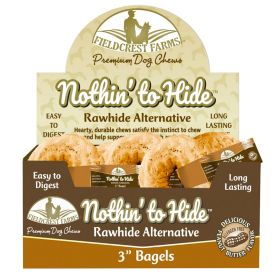 Fieldcrest Farms Nothin' to Hide Peanut Butter Bagels Dog Treat Peanut Butter