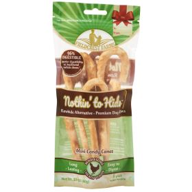 Fieldcrest Farms Nothin To Hide Mini Candy Cane Chicken Dog Treats Chicken