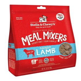 Stella and Chewys Dog Freeze Dried Tantalizing Lamb Meal Mixers 35oz.