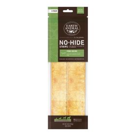 EARTH ANIMAL DOG NO  HIDE STRIPS PORK 4 PACK